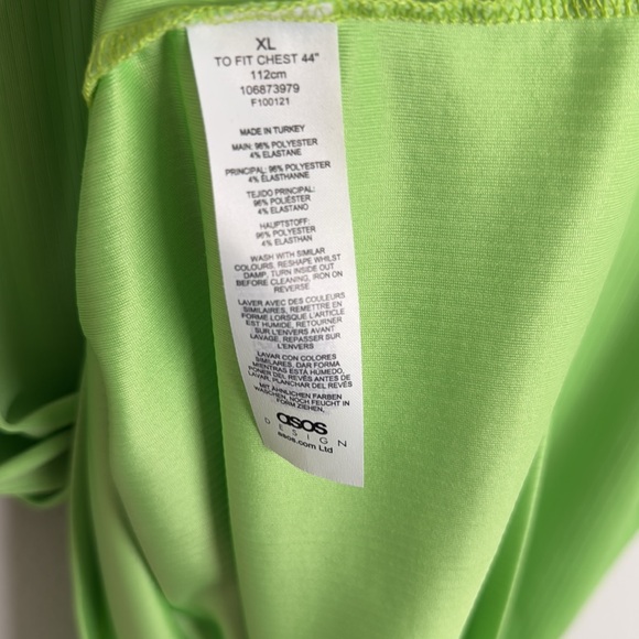 ASOS DESIGN Muscle Fit T-Shirt Turtleneck in Rib Sz XL - Picture 6 of 7